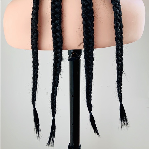 Gorgeous French Braided Premium Fiber Lace Front Wig for Daily Wear/Events 🙌 - Picture 14 of 14